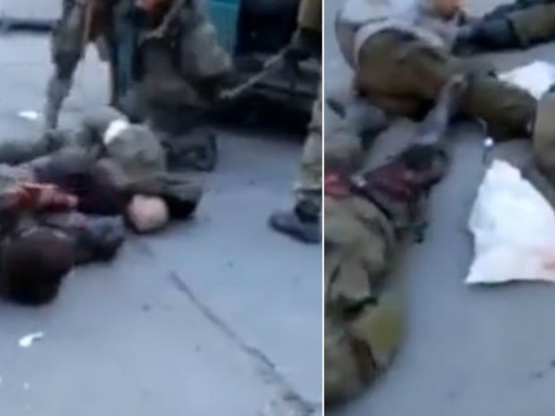 Die Aufnahmen zeigen möglicherweise Kriegsverbrechen von ukrainischen Soldaten.