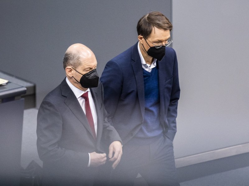 Lauterbach Scholz Bundestag