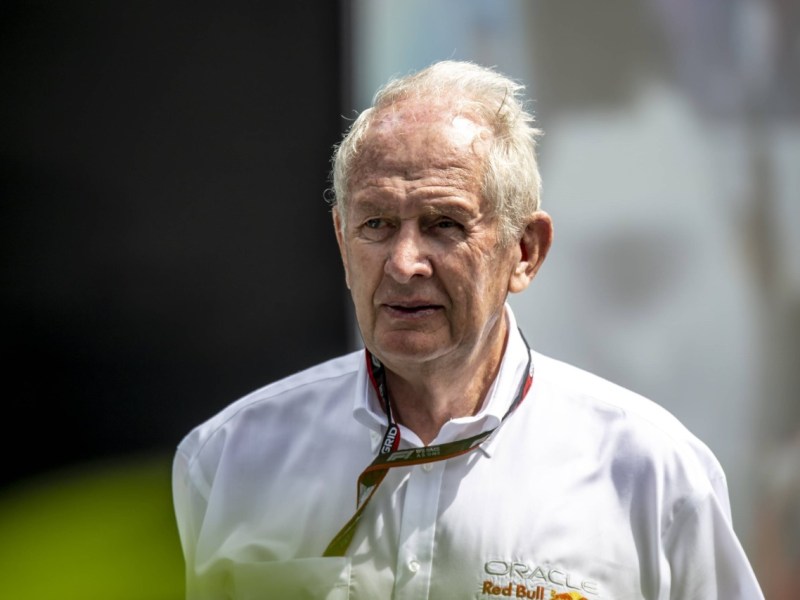 Helmut Marko spicht über die Updates.