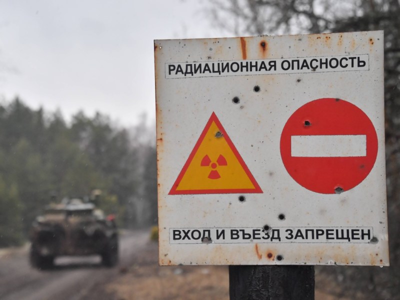 Wurden russische Soldaten in dem Gebiet rund um Tschernobyl verstrahlt?