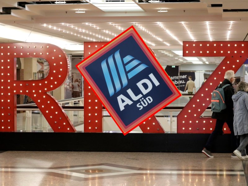 Aldi im Rhein-Ruhr-Zentrum: Kunden wollen Discounter betreten - Zugang nur noch mit 2G?
