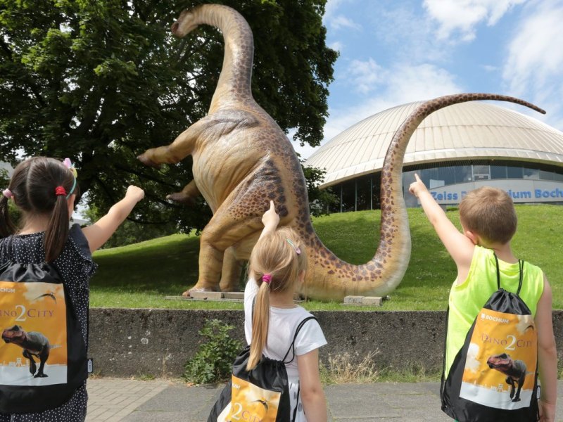 Bochum: Plötzlich sind überall Dinos zu sehen.
