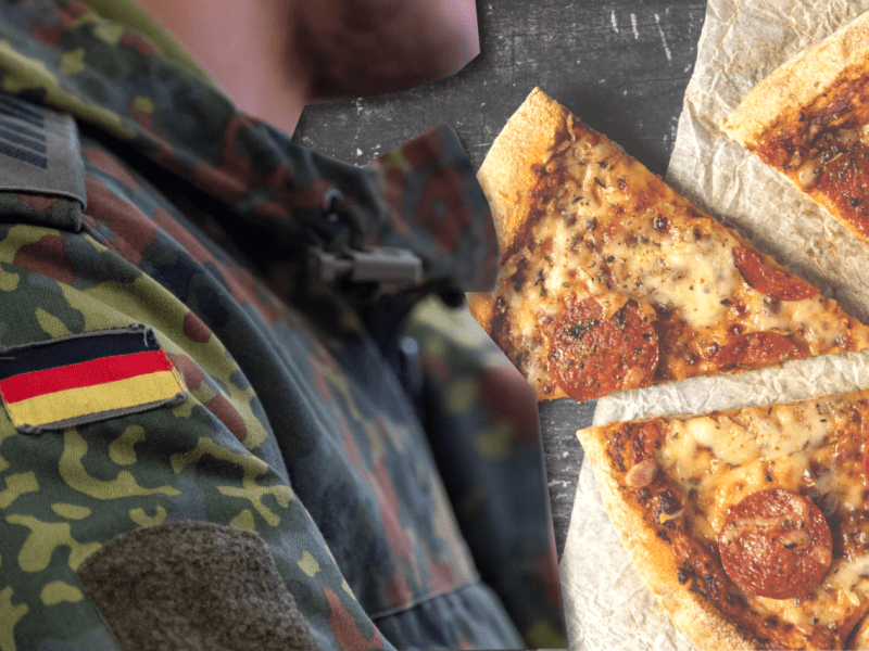 Bundeswehr Pizzakarton