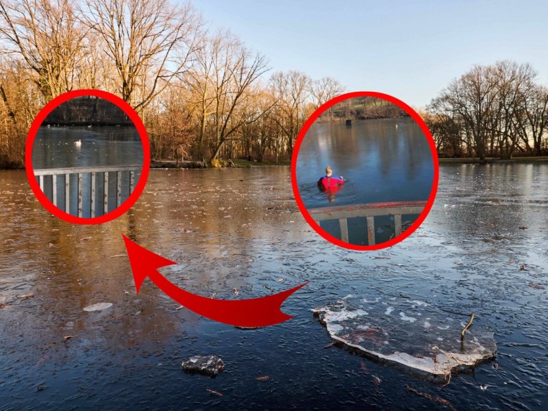 Essen: Frau geht am See spazieren - dann macht sie eine erschreckende Beobachtung
