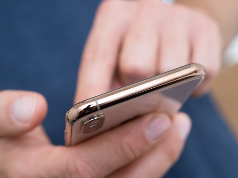 Smartphone in der Hand