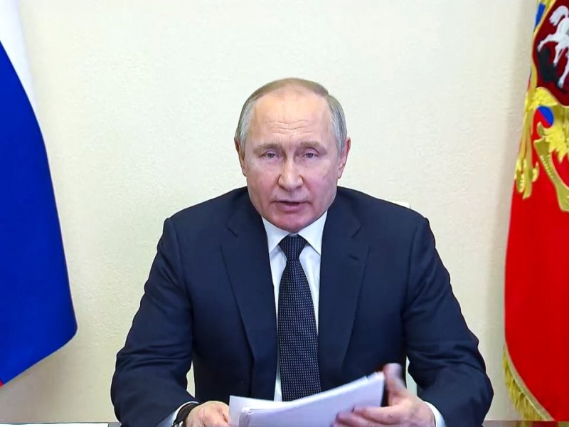 Wladimir Putin TV Ansprache