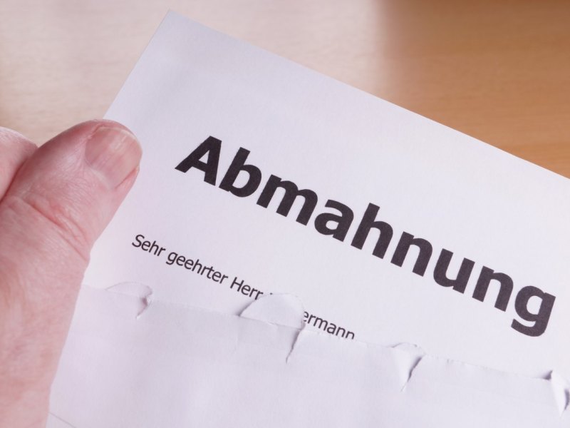 abmahnung