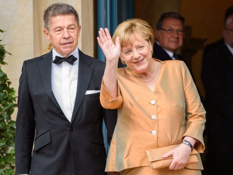 Angela Merkel und ihr Ehemann Joachim Sauer.