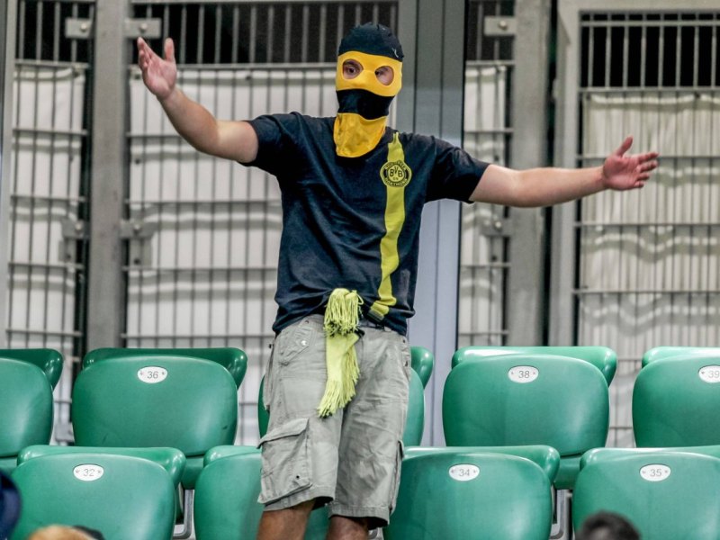 BVB Borussia Dortmund Hooligans VfL Wolfsburg