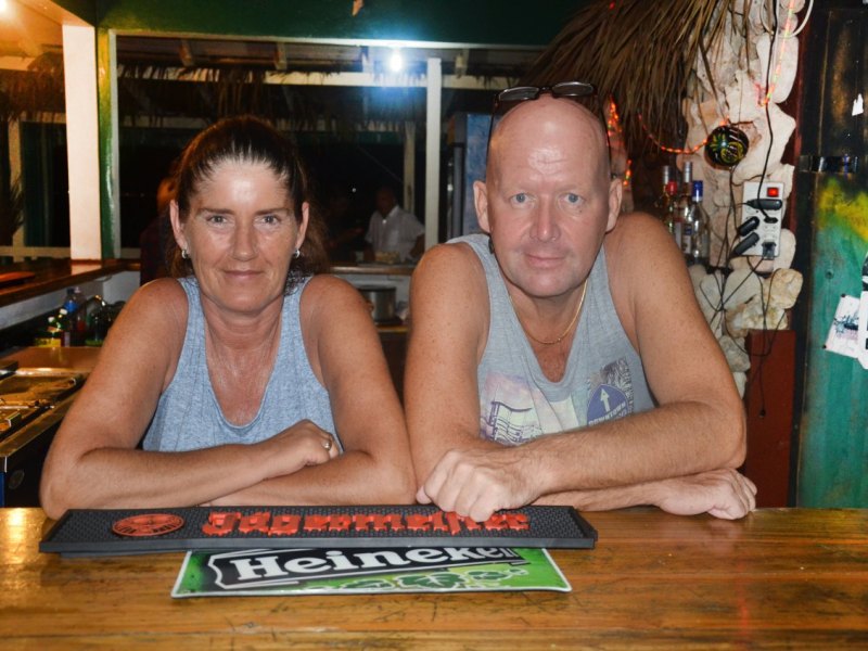 Dela und Steffen Erhardt German Bar Jamaika.jpg