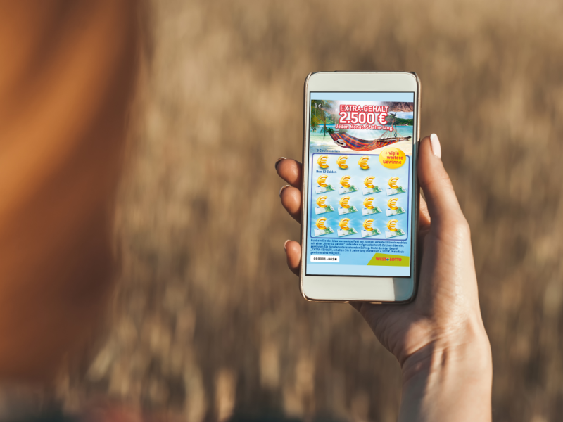 Extra-Gehalt unter der Rubbelfläche