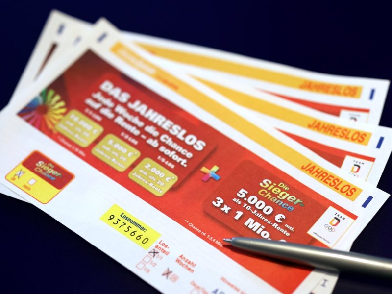 GlücksSpirale Jahreslos gewinnen