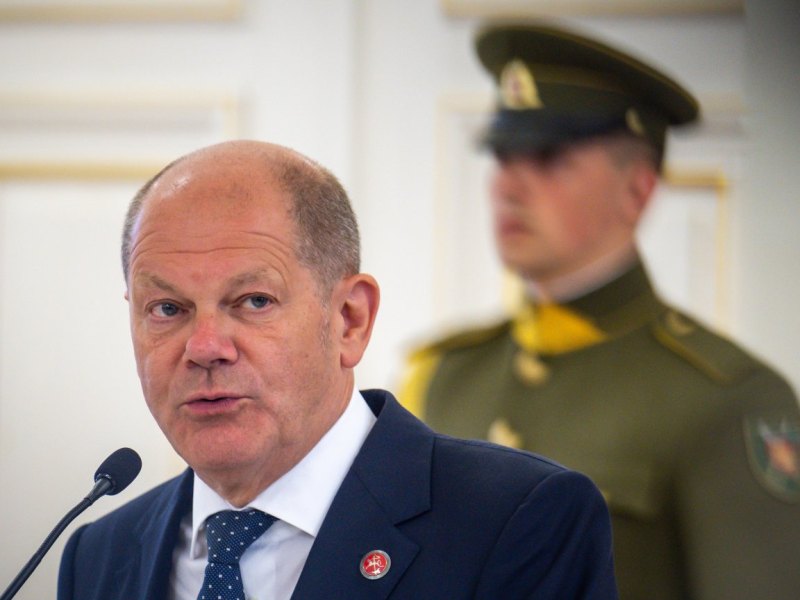 Kanzler Scholz Litauen