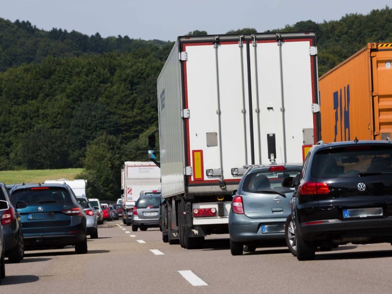 Lkw Sattelschlepper Unfall Autobahn