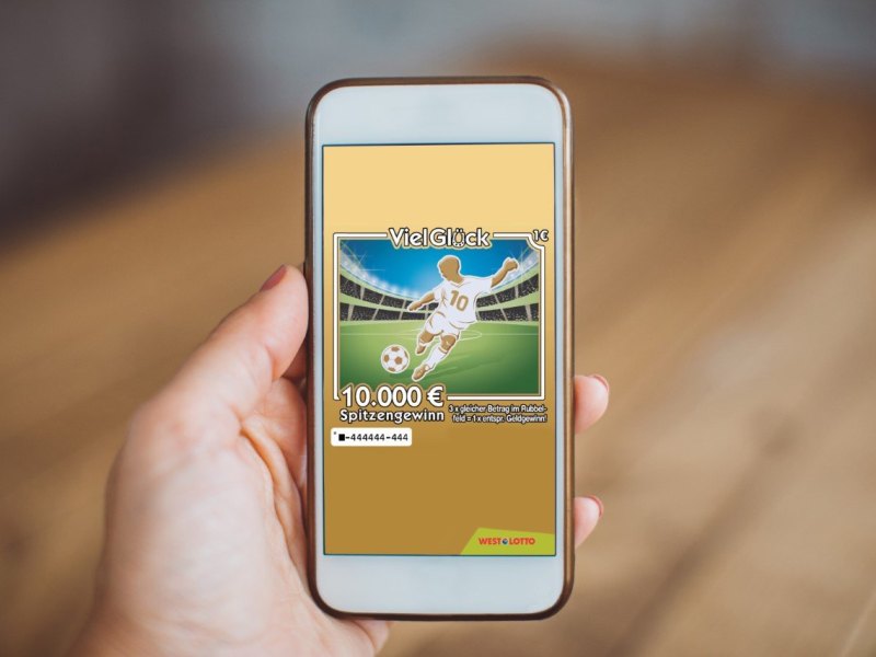 Rubbellos Fußball - Ohne Dribbeln zum Treffer