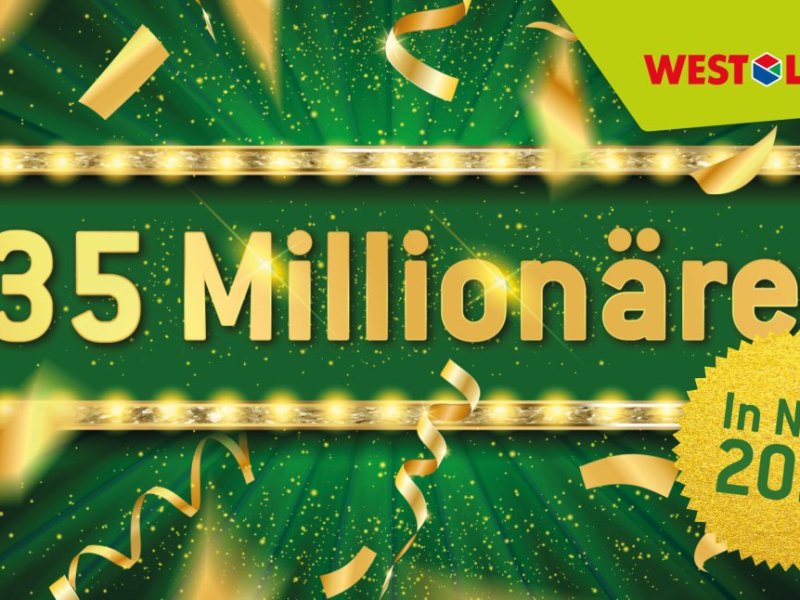 WestLotto - 35 Millionaere in NRW 2021