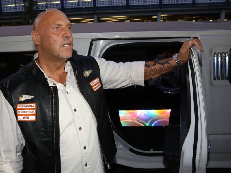 „Hells Angels“-Boss Frank kam am Donnerstag nach Herne - zur Berdigung von Jaden (9). (Archiv)