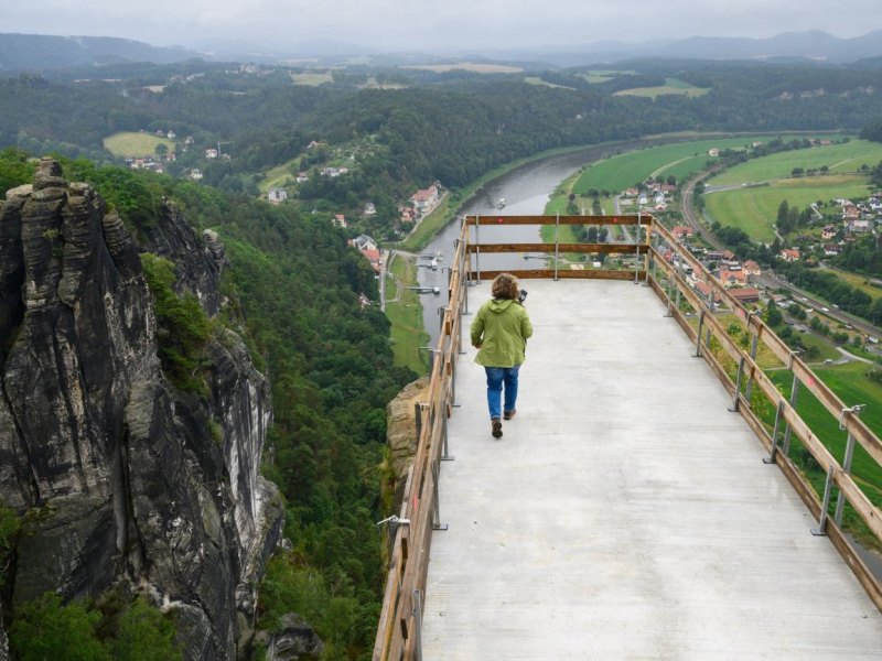 Aussichtssteg auf der Bastei