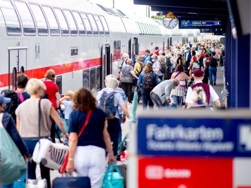 9-Euro-Ticket  in IC-Zügen Richtung Küste