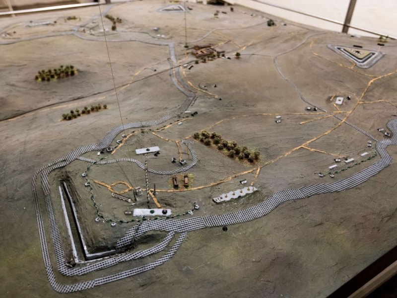 Modell der Festungsanlage