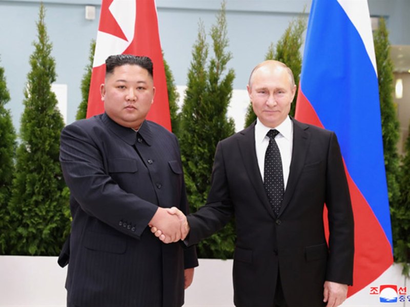 Putin Kim Jong Un Handschlag