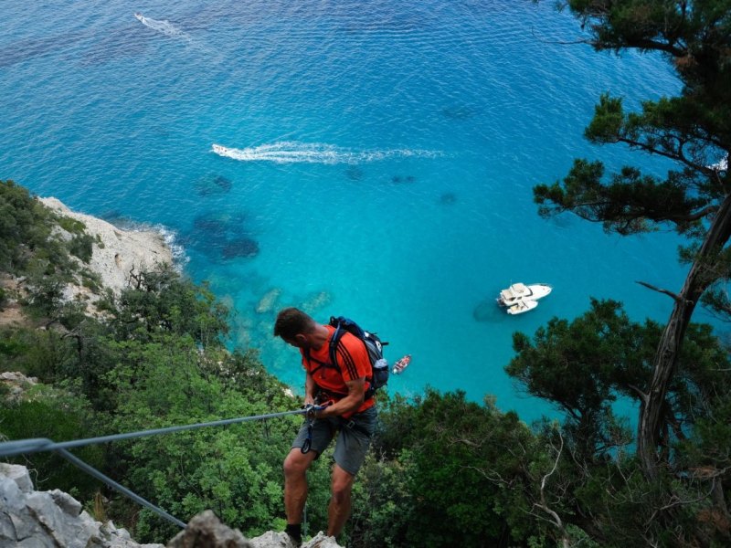 Auf dem Selvaggio Blu in Sardinien