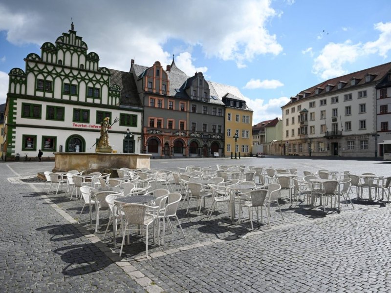 Marktplatz in Weimar