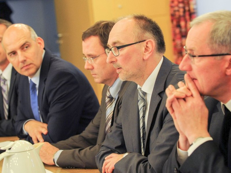 Peter Tappe, Prof. Dr. Eckhard Nagel, Paul Hüster, Prof. Dr. Gunther Lauven, Probst St. Ludgerus, Jürgen Schmidt.jpg