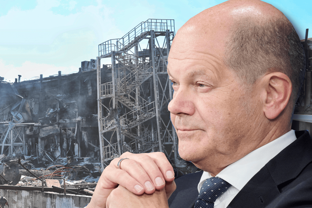 Wiederaufbau in der Ukraine.