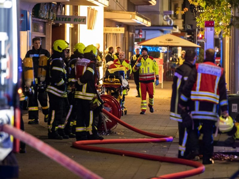 Oberhausen Feuerwehreinsatzkräfte