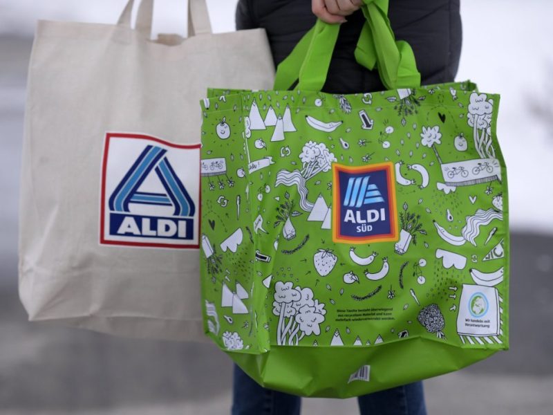Aldi Nord und Süd Einkaufstaschen