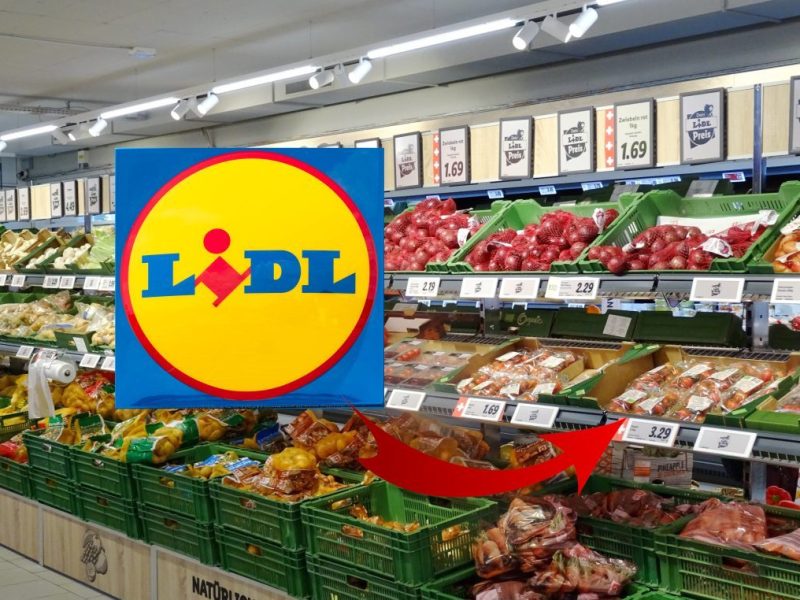 Lidl Gemüseabteilung