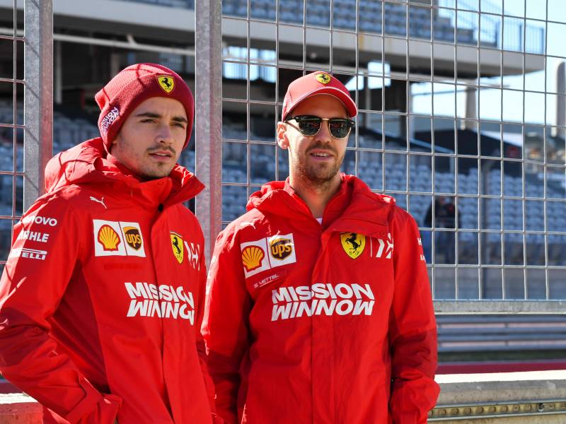 Formel 1 Vettel Leclerc