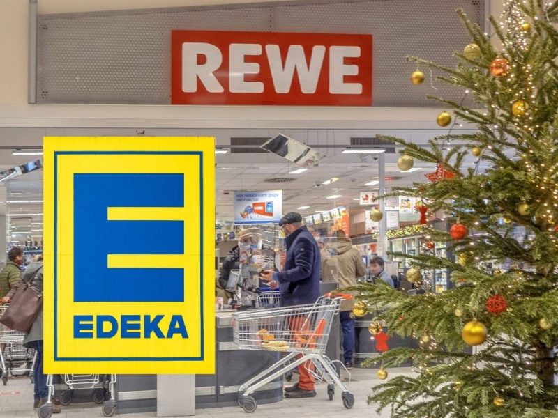 Rewe, Edeka und Co. Weihnachten Symbolbild