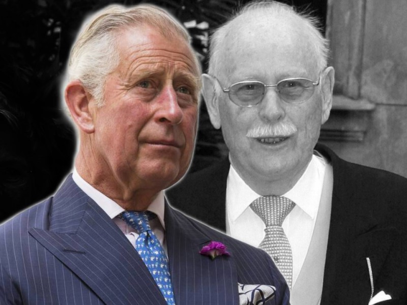 Koenig Charles III. mit Max von Baden