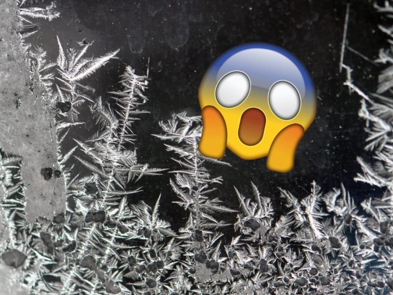 Wetter in NRW Eisblumen an Fenster