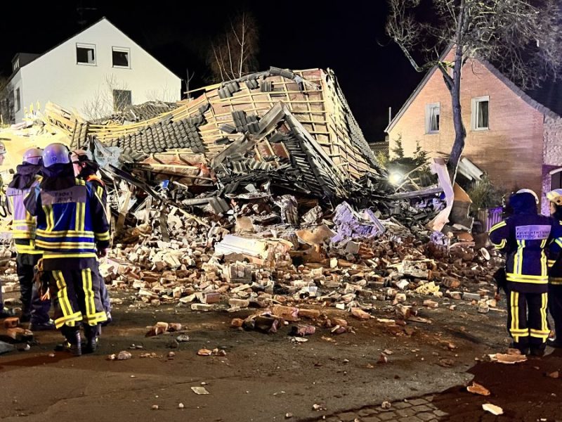 Bochum explodiertes Haus