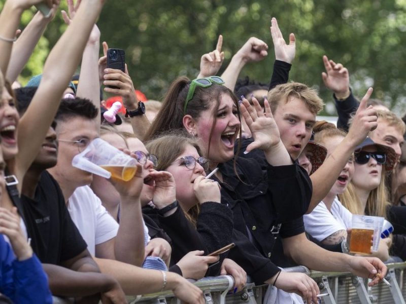 Premiere des Campus Spring Break Festival im Westpark in Bochum.