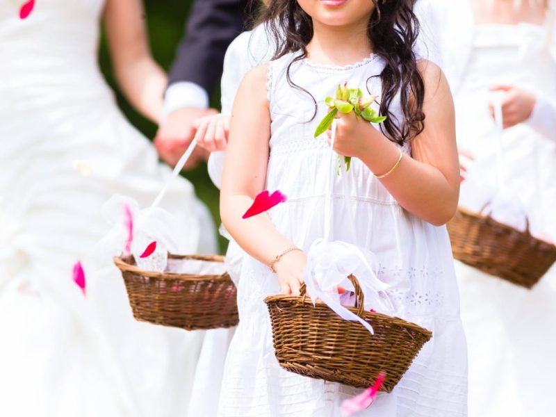 Hochzeit Blumenmädchen