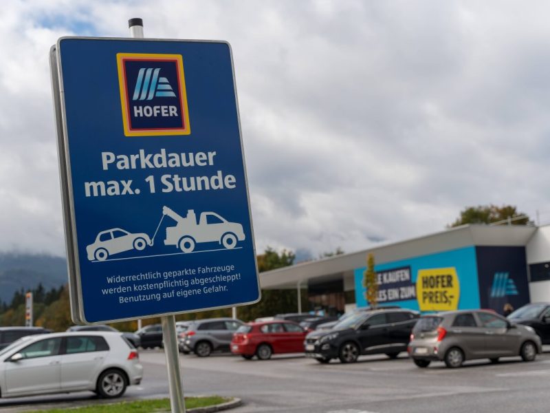 Aldi Parkplatz