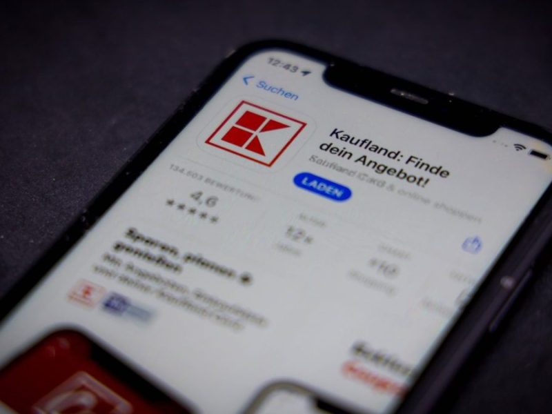 Kaufland-App auf Smartphone