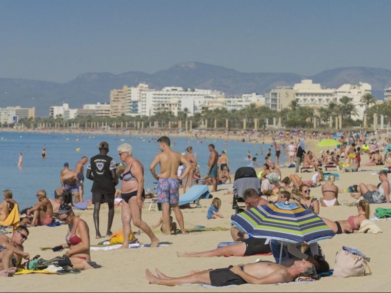 Mallorca Strand Besucher