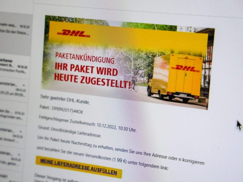 DHL: So dreist gehen Betrüger vor. Bei dieser Nachricht sollte man aufpassen!