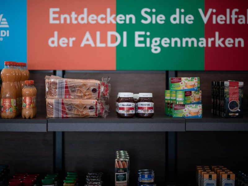 Aldi Eigenmarken Regal Produkte