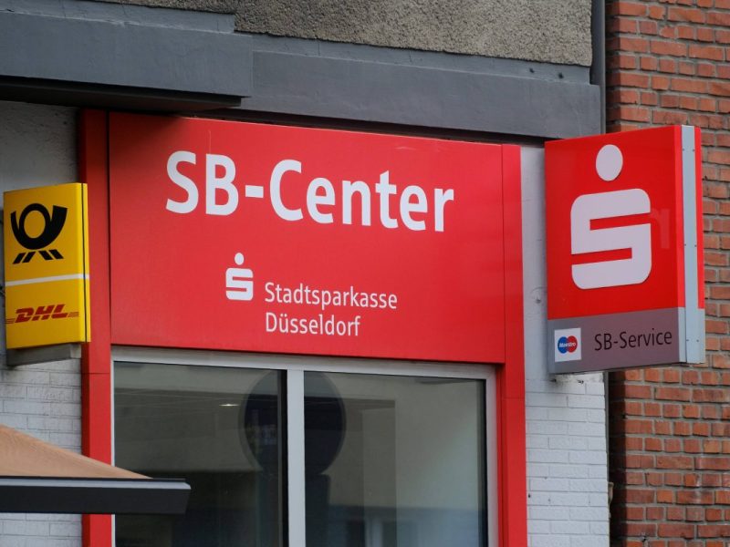Sparkasse in Essen Filiale Symbolbild