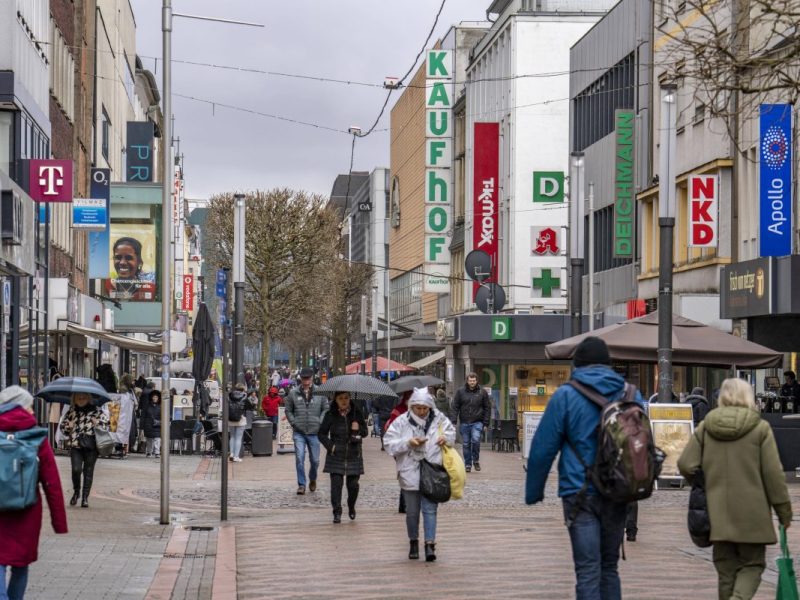 die Innenstadt von Gelsenkirchen