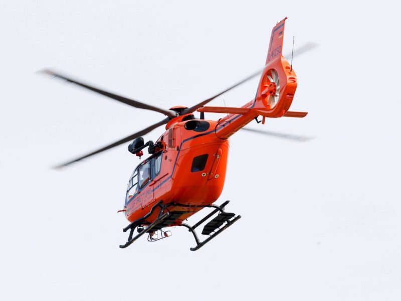 Hubschrauber-Einsatz auf A1 NRW