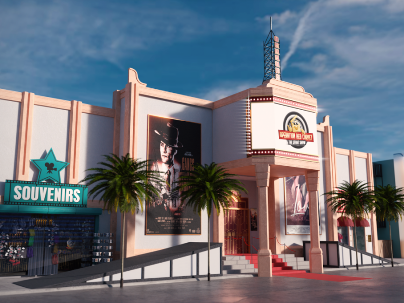 Movie Park Stunt Show Gebäude