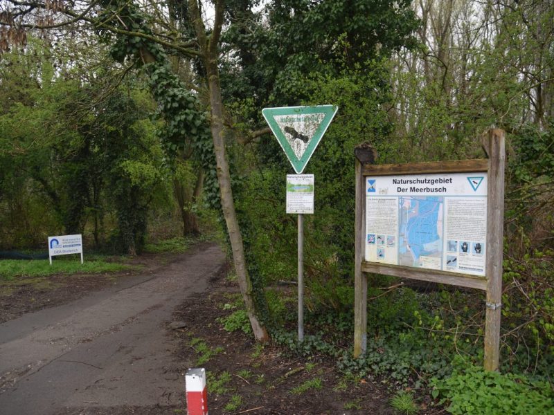 Ein Zugang zum betroffenen Wald in NRW