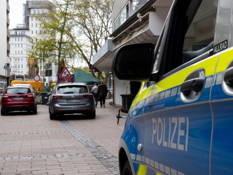 Polizeiwagen Duisburg Innenstadt